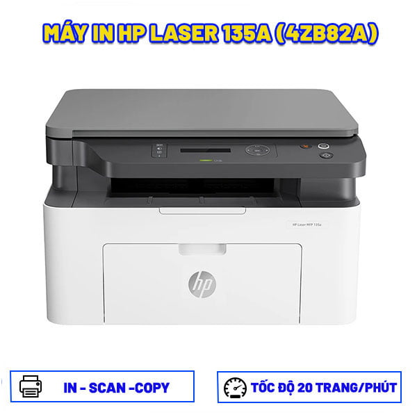 Máy in HP Laser MFP M135A 4ZB82A (In - Scan - Copy)