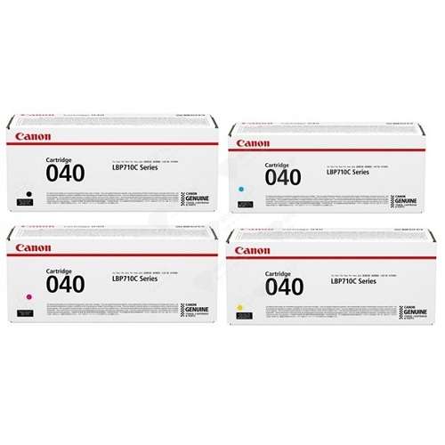 Hộp mực Canon 040 Black/ C/ M/ Y (Mực máy in Canon LBP712Cx)