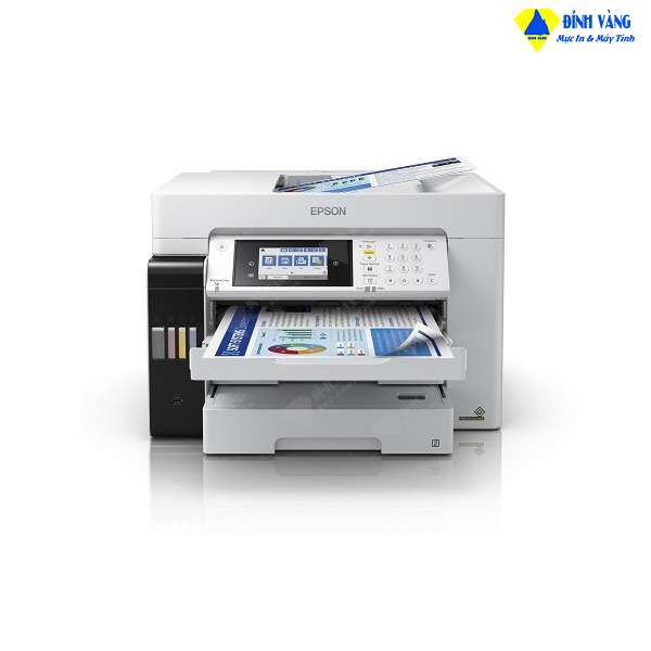 Máy In Epson Ecotank L15180 (A3, In, Scan, Copy, Fax, 2 mặt, Khay DADF, USB, LAN, Wifi, Full Viền)
