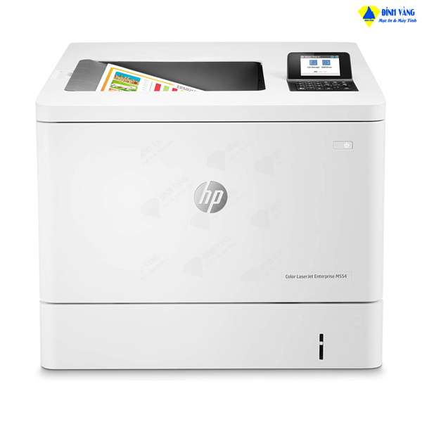 Máy in màu HP Color LaserJet Enterprise M554dn 7ZU81A (In màu/ Duplex/ Lan/ USB)