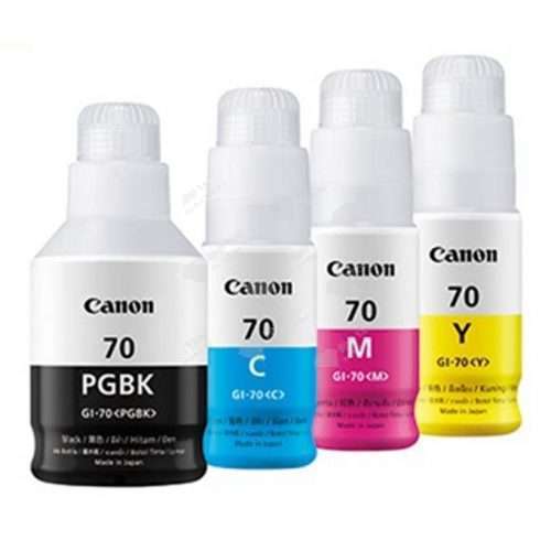 Mực in Canon GI 70 Bk, C, M, Y (Mực cho máy in Pixma G5070, G6070, G7070, GM2070, GM4070)