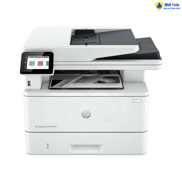 Máy in HP LaserJet Pro MFP 4103fdn 2Z628A (In, Scan, Photo, Fax, ADF, 2 mặt, LAN, USB 2.0)