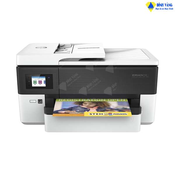 Máy In A3 HP OfficeJet Pro 7720 (In 2 Mặt, Scan, Copy, Fax, USB, LAN, Wifi, ADF 35 tờ)