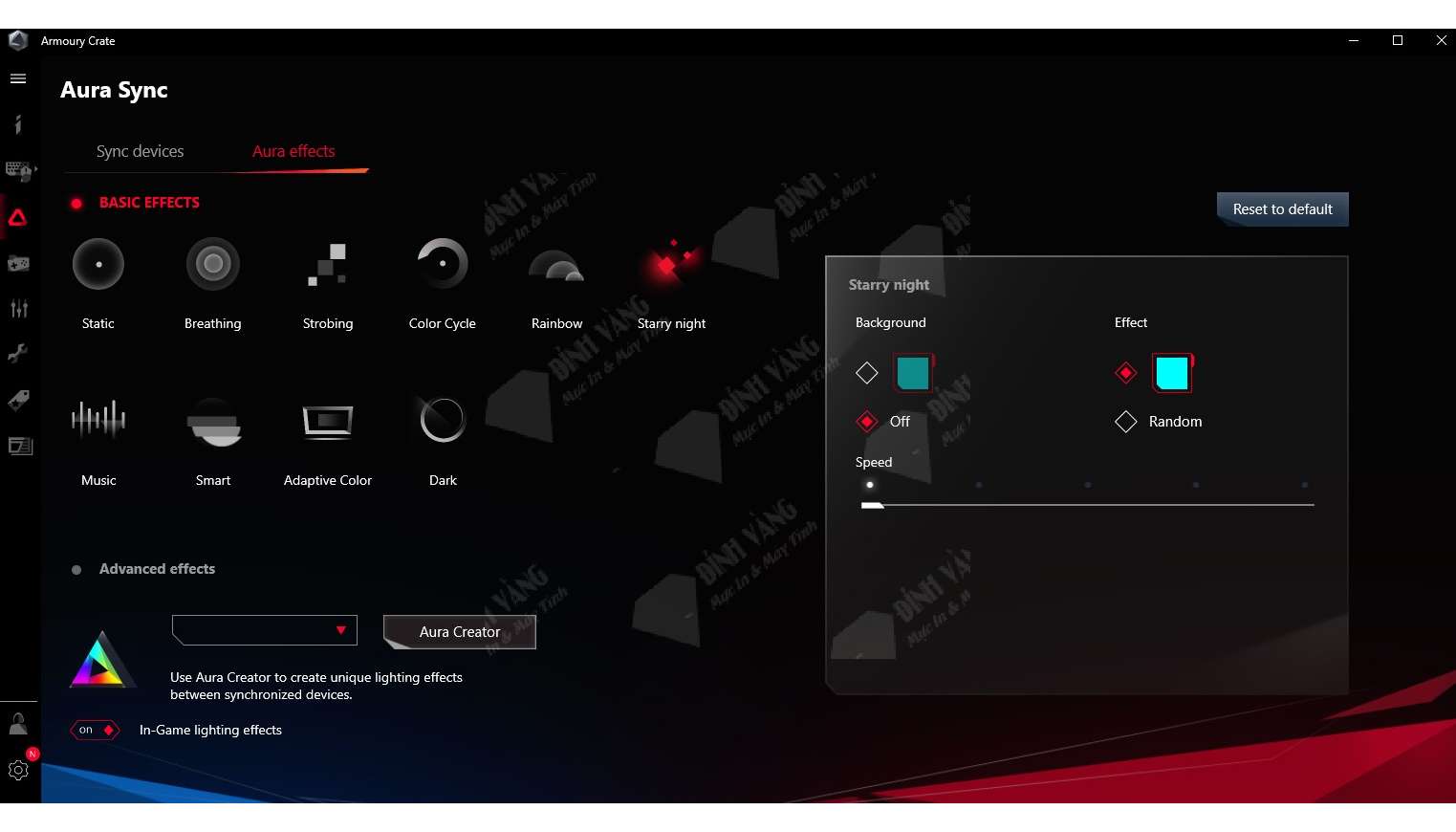 Aura Sync RGB Lighting.