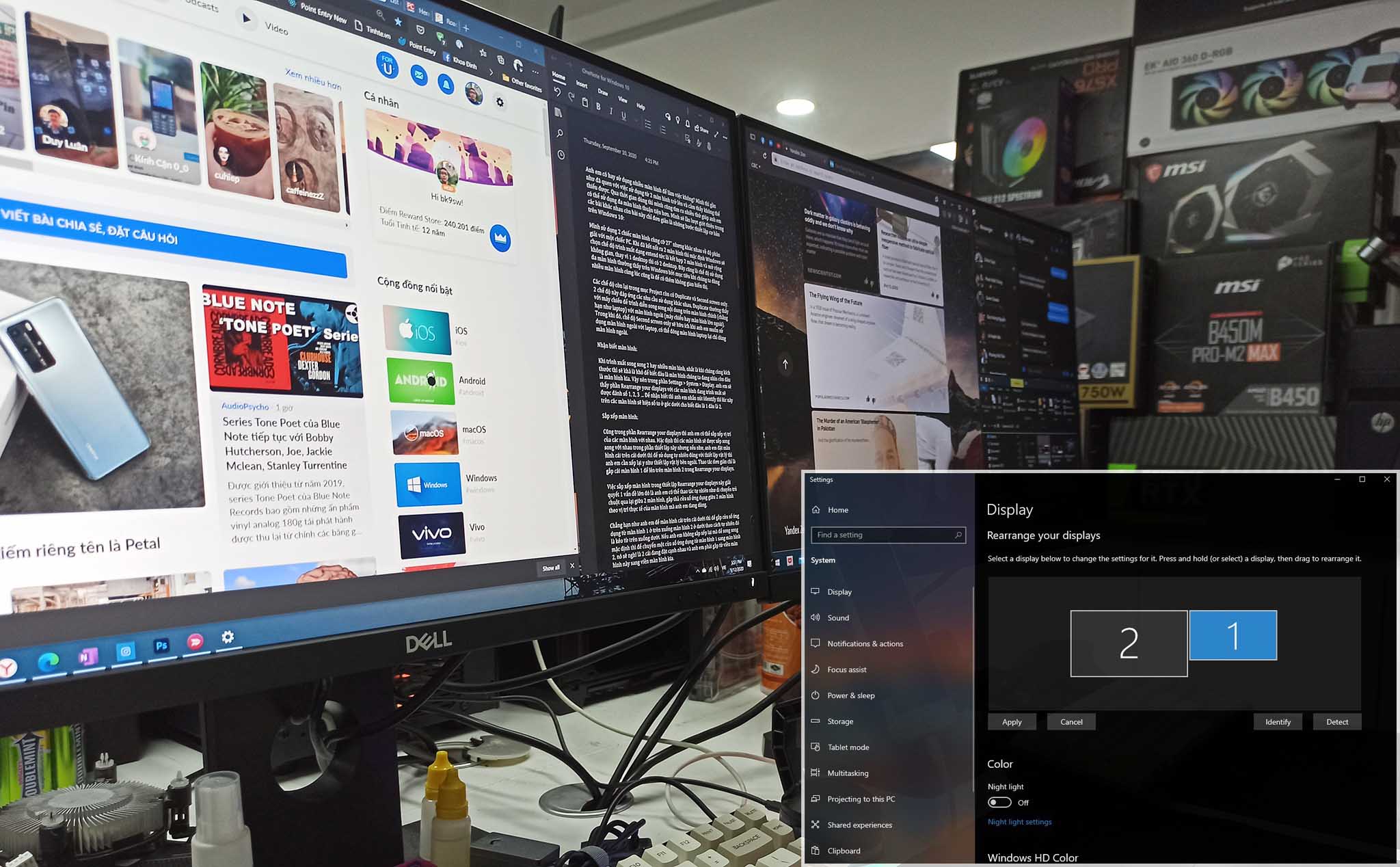 Cách kết nối màn hình máy tính 4K với máy tính