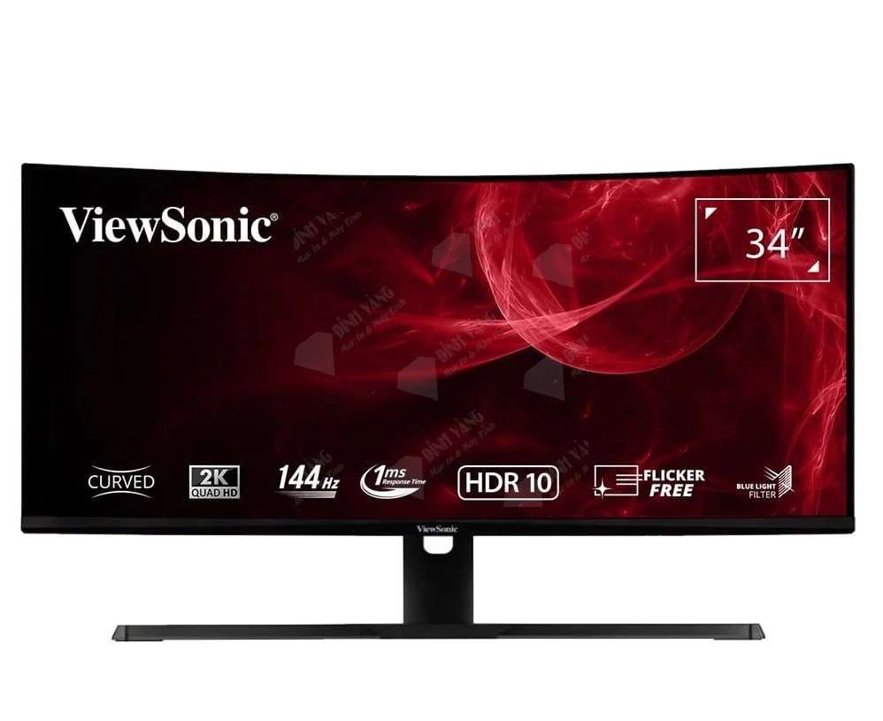 Màn hình Viewsonic VX3418-2KPC (34inch,  UWHAD 2560 x 1080, VA, 180Hz, 1ms, 300 cd, m²)
