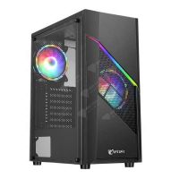 Vỏ Case JETEK SQUID A1 (Mid Tower/Màu Đen) - 1 FAN